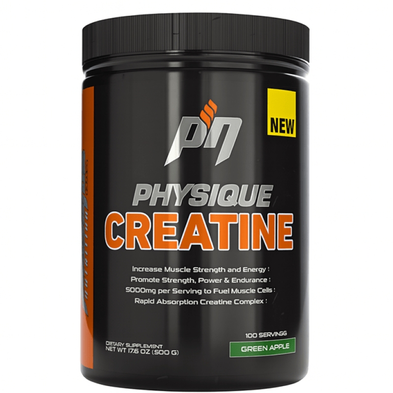 Physique Nutrition Creatine Monohydrate 500 g. green apple skonis Physique Nutrition Creatine Monohydrate 500 g. green apple skonis
