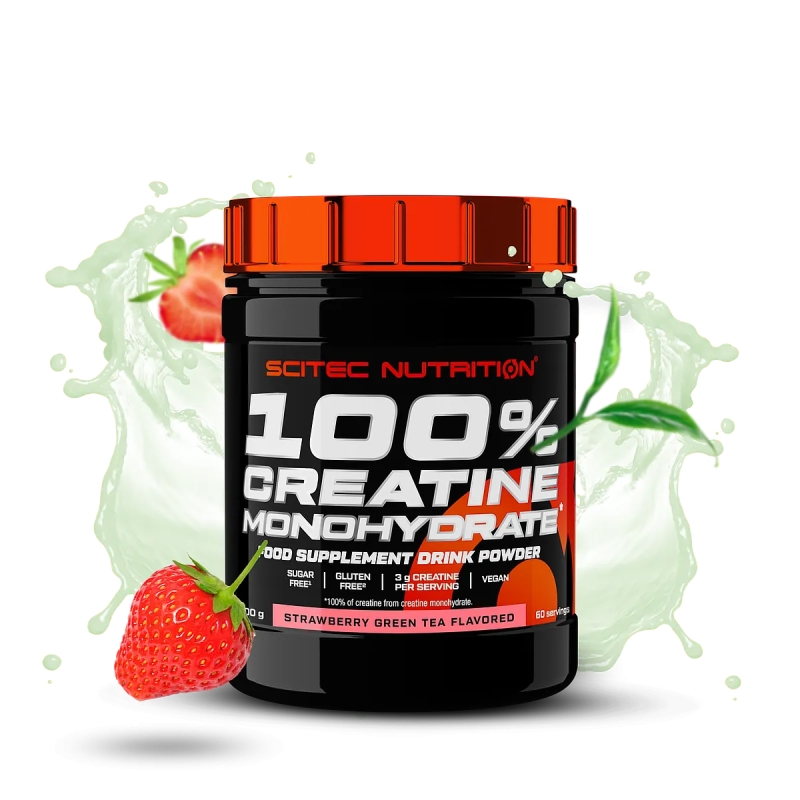 Scitec 100% Creatine Monohydrate 300 g. (su skoniu) Scitec 100% Creatine Monohydrate 300 g. (su skoniu)