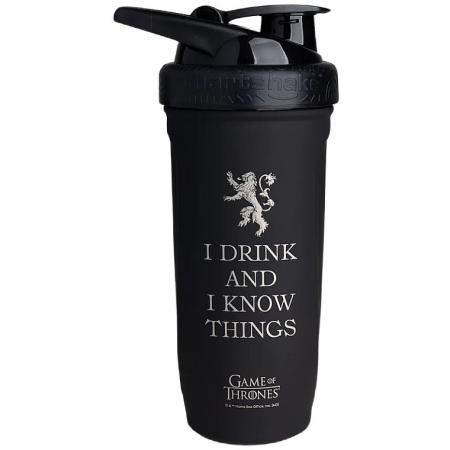 SmartShake Game Of Thrones I Drink And I Know Things Reforce Stainless Steel 900 ml.