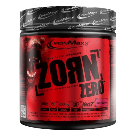 IronMaxx Zorn® Zero Powder 480 g. (Galioja iki: 2025.11.30)