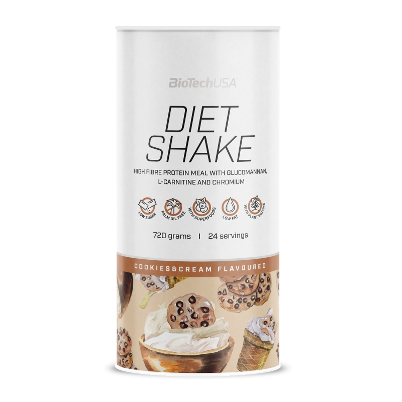 Biotech Diet Shake 720 g. vanilės skonis Biotech Diet Shake 720 g. vanilės skonis