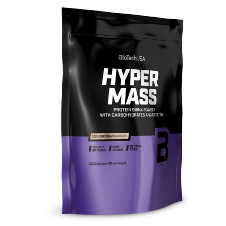 Biotech Hyper Mass 1000 g. braškių skonis