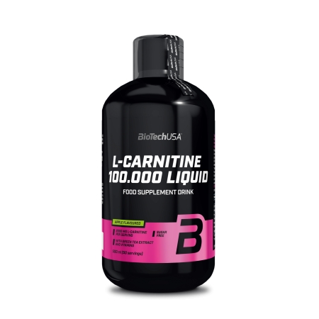 Biotech L-Carnitine 100.000 Liquid 500 ml. cherry skonis