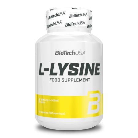 BioTech L-Lysine 90 kaps. (L-lizinas)