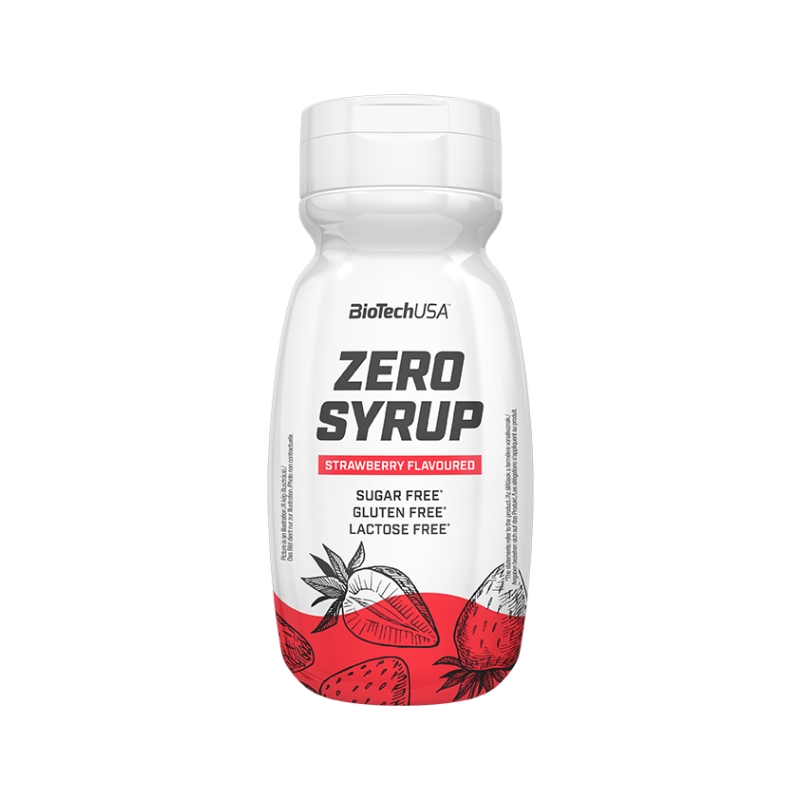 BioTech Zero Syrup 320 ml. (sirupai) braškių skonis BioTech Zero Syrup 320 ml. (sirupai) braškių skonis