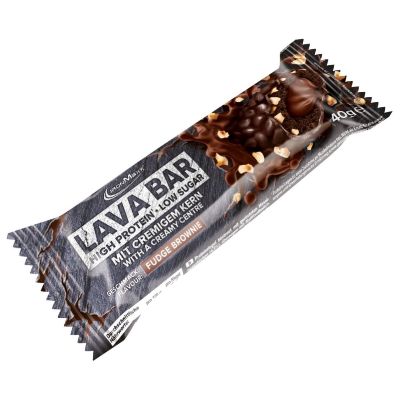 IronMaxx Lava Protein Bar 40 g. (batonėlis) almond white chocolate skonis IronMaxx Lava Protein Bar 40 g. (batonėlis) almond white chocolate skonis