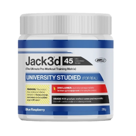 USPlabs Jack3d Pre-Workout 315 g. mango skonis
