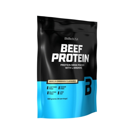 Biotech Beef Protein 500 g. vanilla cinnamon skonis
