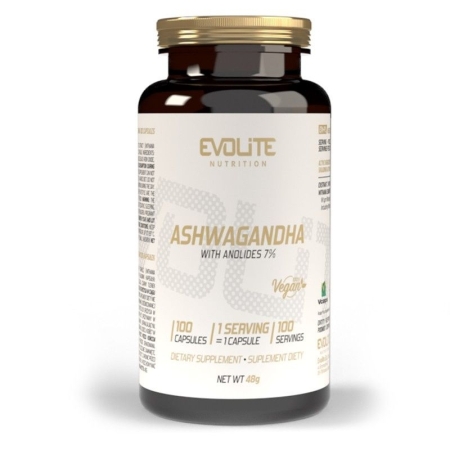 EvoLite Ashwagandha 100 kaps. (Migdomoji Vitanija)