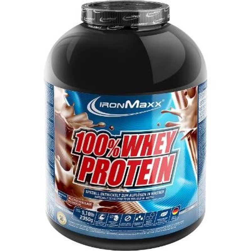 IronMaxx 100% Whey Protein 2350 g. chocolate cookies skonis IronMaxx 100% Whey Protein 2350 g. chocolate cookies skonis