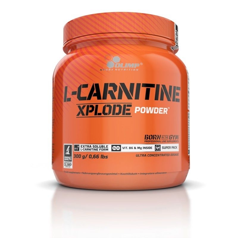 Olimp L-Carnitine Xplode Powder 300 g orange skonis Olimp L-Carnitine Xplode Powder 300 g orange skonis