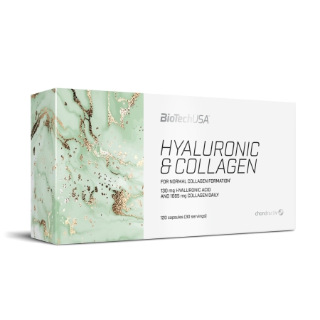 Biotech Hyaluronic & Collagen 120 kaps.