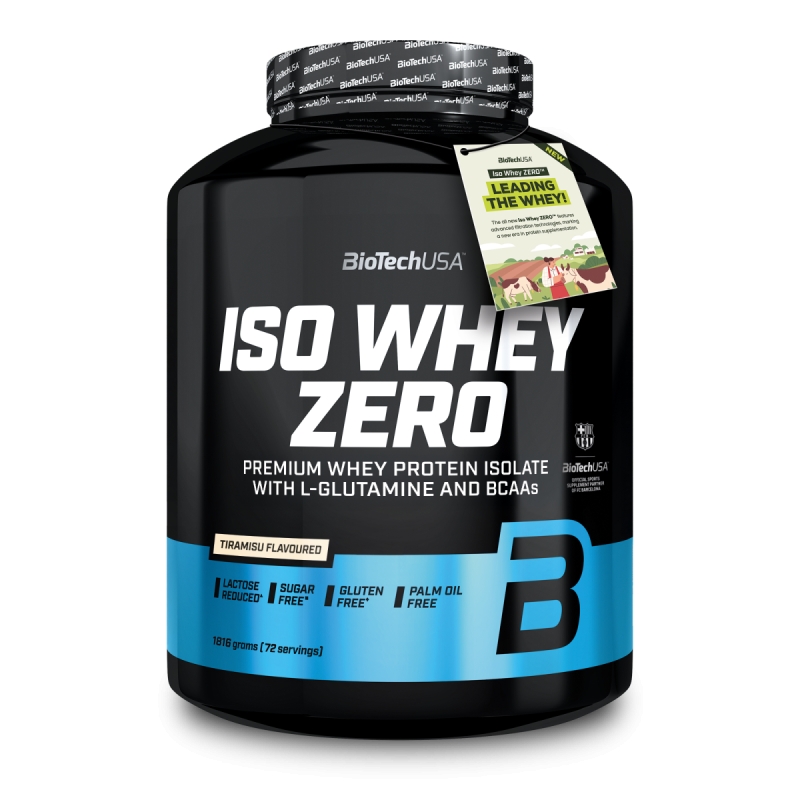 Biotech Iso Whey Zero 1816 g. vanilla skonis Biotech Iso Whey Zero 1816 g. vanilla skonis