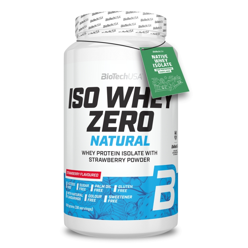 Biotech Iso Whey Zero Natural 908 g. strawberry skonis Biotech Iso Whey Zero Natural 908 g. strawberry skonis