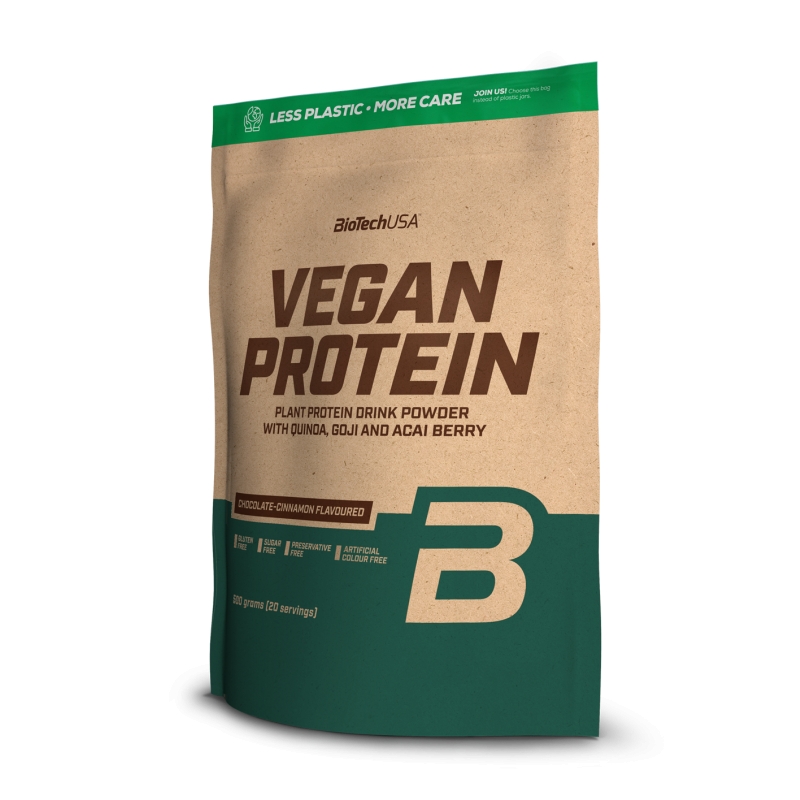 Biotech Vegan Protein 500 g. hazelnut skonis Biotech Vegan Protein 500 g. hazelnut skonis