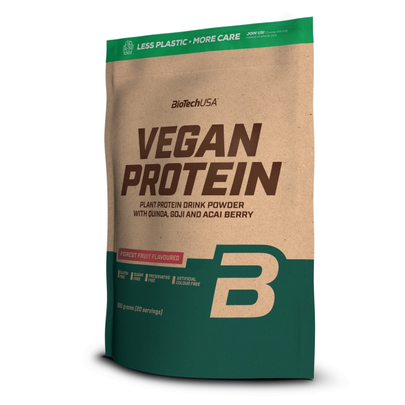 Biotech Vegan Protein 500 g. hazelnut skonis Biotech Vegan Protein 500 g. hazelnut skonis