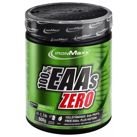 IronMaxx 100% EAAs Zero 500 g.Galioja 2026-03-30