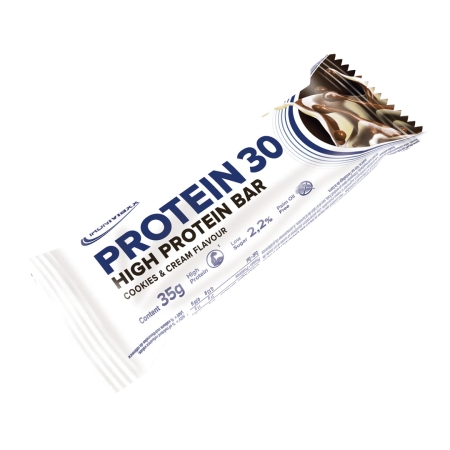 IronMaxx Protein 30 Bar 35 g. Cookies&Cream (Galioja iki 2026-03-31)