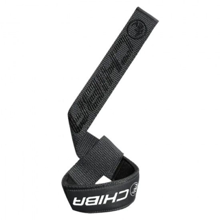 Chiba Lifting Straps (40605) Black 2 vnt. (Diržai štangai kelti)