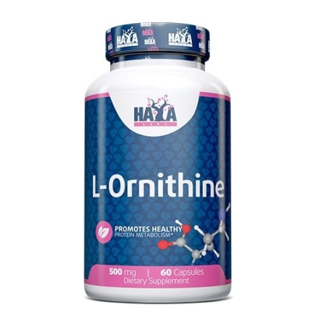 Haya Labs L-Ornithine (L-ornitinas) 60 kaps. Galioja iki 2026-06-30