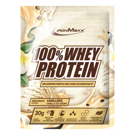 IronMaxx 100% Whey Protein 30 g.Geriausias iki 2026-03-13