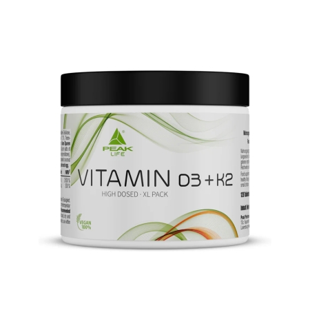 Peak Vitamin D3 + K2 120 tabl.