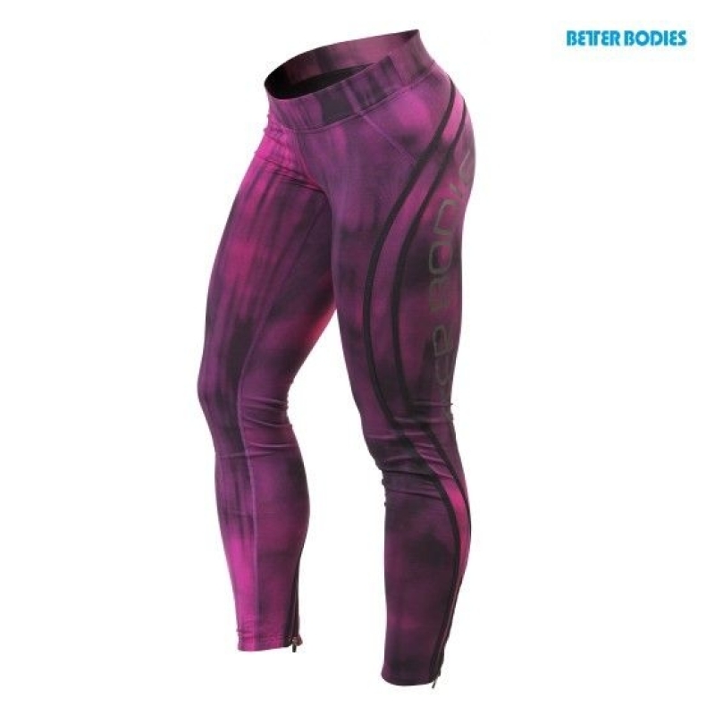 Better Bodies Grunge Tights (Hot/Pink) s Better Bodies Grunge Tights (Hot/Pink) s
