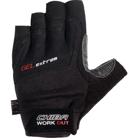 Chiba - 42166 42162 Gel Extrem Gloves (black) pirštinės
