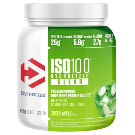 Dymatize ISO 100 Hydrolyzed Clear Whey protein 512 g.