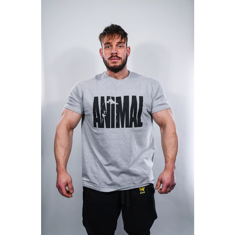 Universal Animal Iconic Tee Maršnėliai pilki 4xl dydis Universal Animal Iconic Tee Maršnėliai pilki 4xl dydis