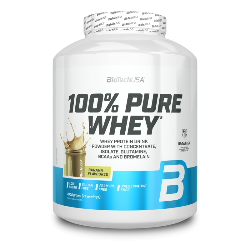 Biotech 100% Pure Whey 2000 g. raspberry cheesecake skonis Biotech 100% Pure Whey 2000 g. raspberry cheesecake skonis