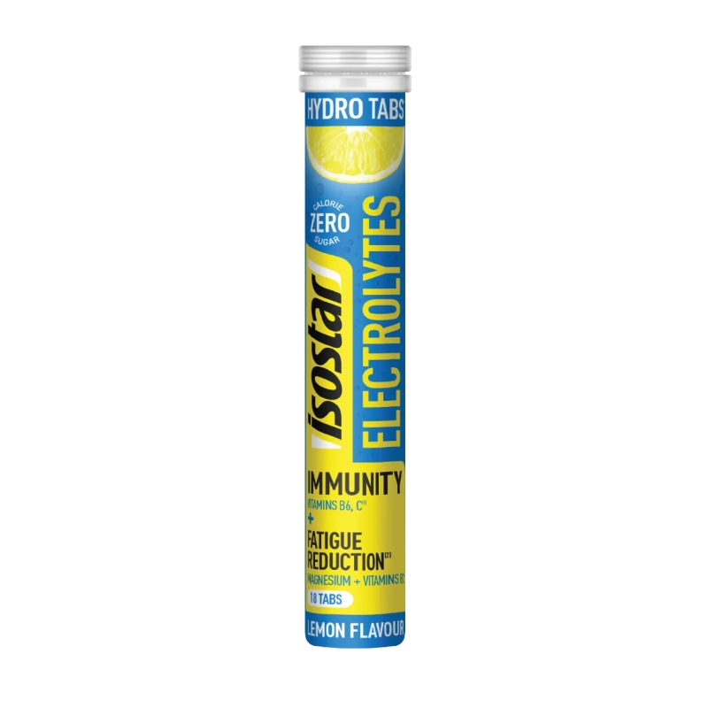 Isostar Hydrotabs Electrolytes 18 tabl. lemon skonis Isostar Hydrotabs Electrolytes 18 tabl. lemon skonis