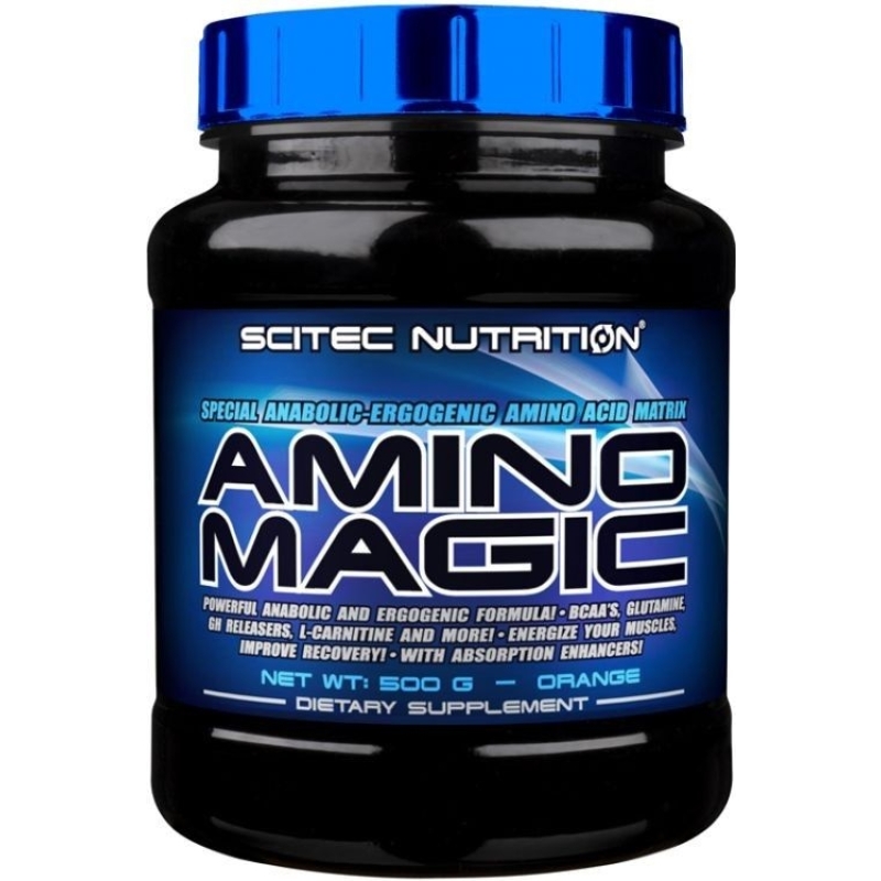Scitec Amino Magic 500 g. apple skonis Scitec Amino Magic 500 g. apple skonis