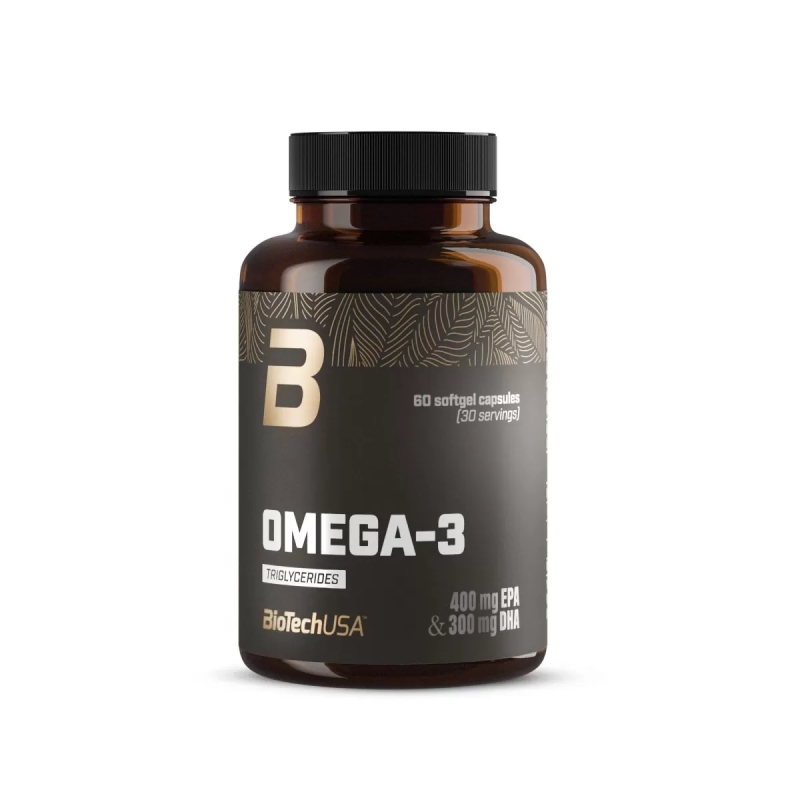 Biotech Omega-3 Triglycerides 60 kaps. Biotech Omega-3 Triglycerides 60 kaps.