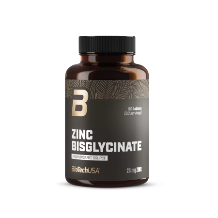 Biotech Zinc Bisglycinate 60 tabl. (cinko bisglicinatas)