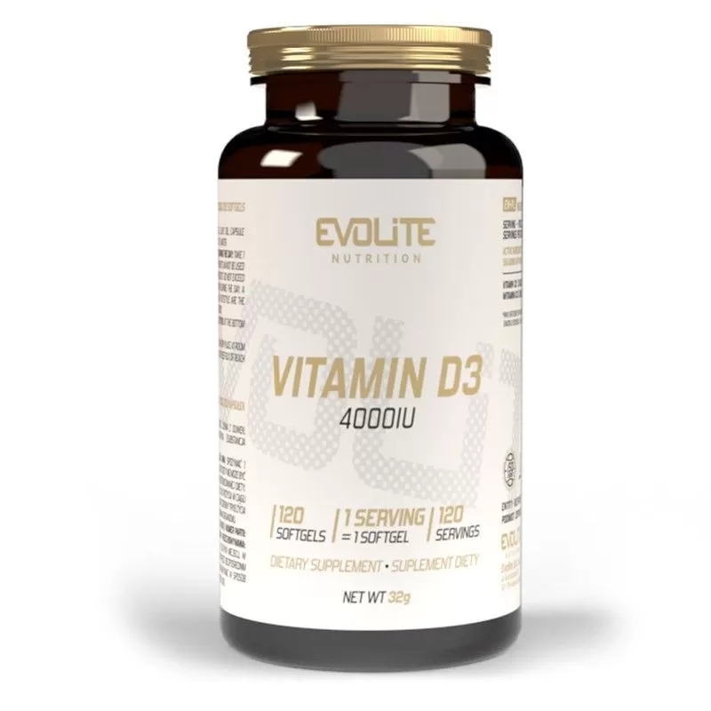EvoLite Vitamin D3 (4000IU) 120 kaps. EvoLite Vitamin D3 (4000IU) 120 kaps.