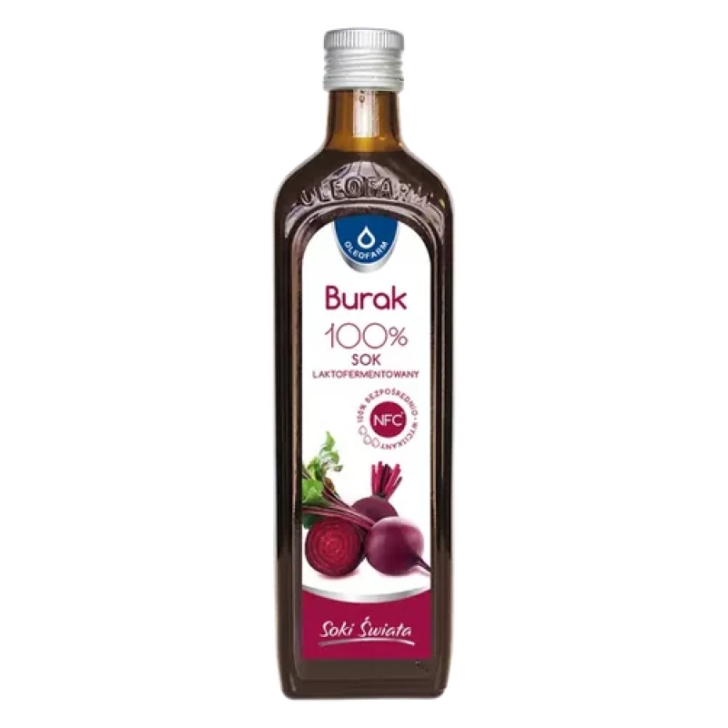 Oleofarm Beetroot Juice 100% 490 ml. (burokėlių sultys) Oleofarm Beetroot Juice 100% 490 ml. (burokėlių sultys)