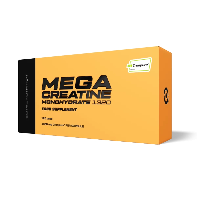 Scitec Mega Creatine Monohydrate 1320 120 kaps. Scitec Mega Creatine Monohydrate 1320 120 kaps.