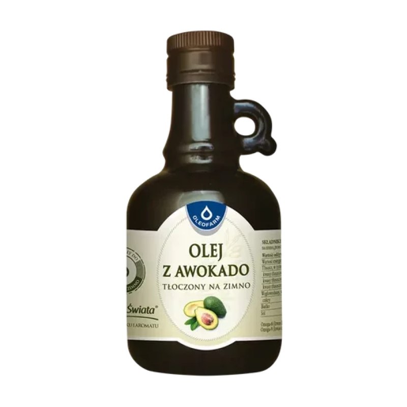 Oleofarm Avocado oil 250 ml. (šalto spaudimo avokadų aliejus) Oleofarm Avocado oil 250 ml. (šalto spaudimo avokadų aliejus)
