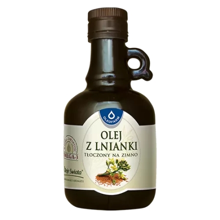 Oleofarm Camelina Oil 250 ml. (Sėjamosios judros šalto spaudimo aliejus)