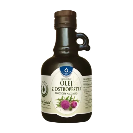 Oleofarm Milk Thistle Oil 250 ml. (Šalto spaudimo margainių aliejus)