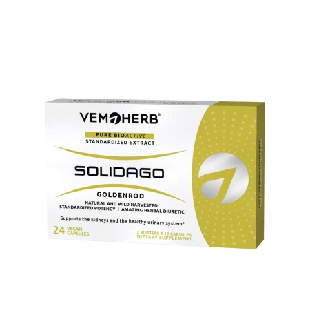 VemoHerb Solidago (paprastoji rykštenė) 24 kaps. Geriausias iki 2026-09-30