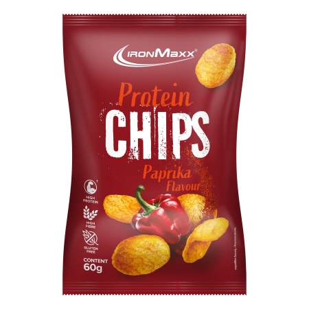IronMaxx Protein Chips 60 g. (Geriausia iki 2026-09-30)