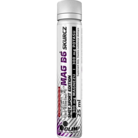 OIimp Chela-Mag B6 Cramp Shot 25 ml. Geriausia iki 2026.11.21