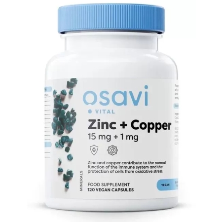 Osavi Zinc + Copper 60 kaps.